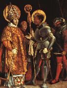  Matthias  Grunewald The Disputation of St.Erasmus and St.Maurice oil painting picture wholesale